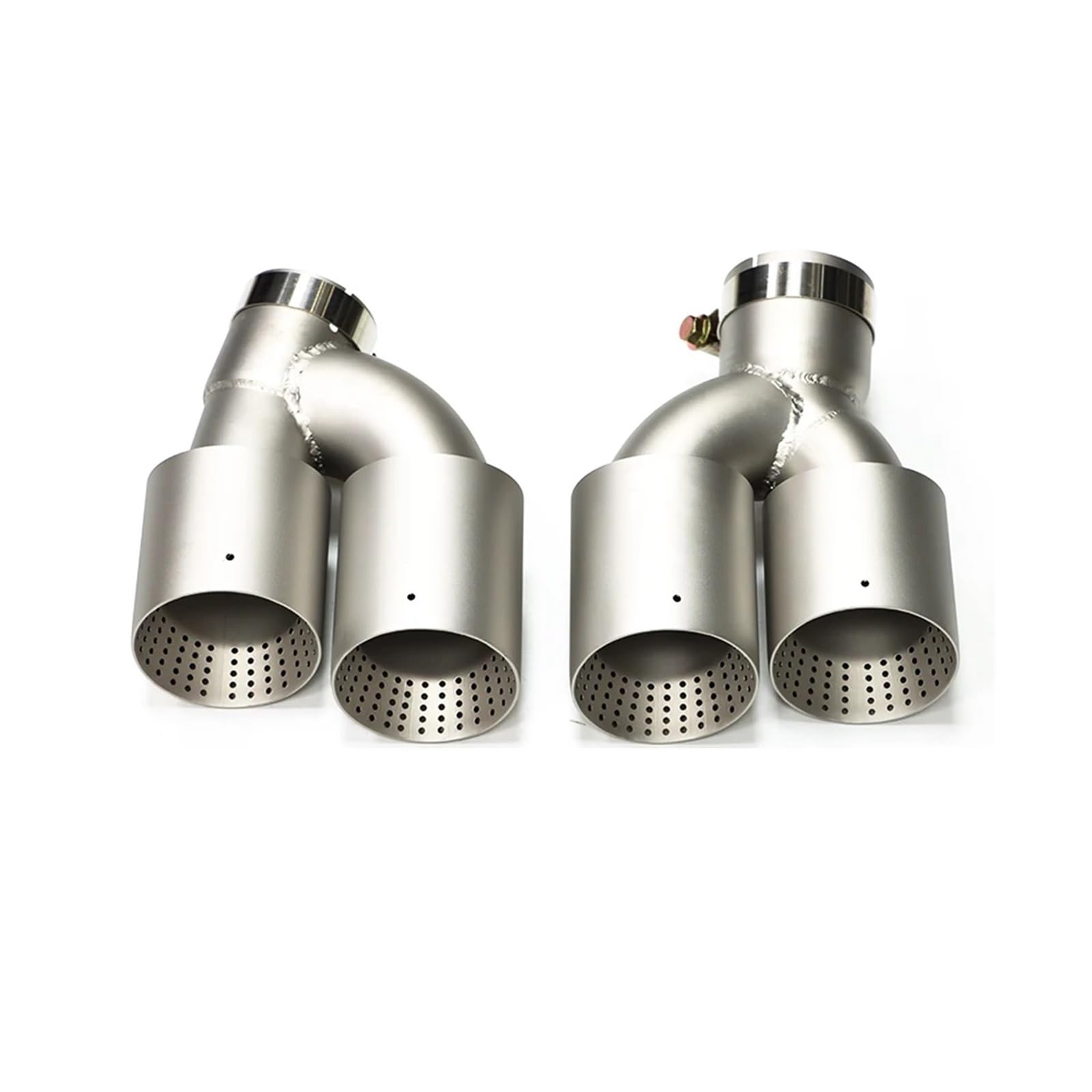 クワッドステンレス鋼排気チップ互換性 BMW G30 G31 535i 528i 530i M5